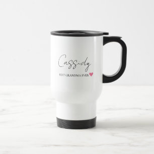 Beste oma ooit Monogram Aangepaste reismok Reisbeker
