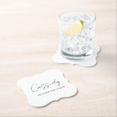 Beste oma ooit Monogram | Kartonnen Onderzetter (Insitu)