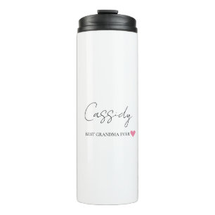 Beste oma ooit Monogram   Thermosbeker