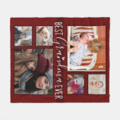 Beste oma ooit Multi Foto Fleece Deken (Voorkant (Horizontaal))