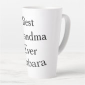 Beste oma ooit naam datum eenvoudig moederdag min latte mok (Rechterhoek)