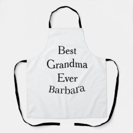 Beste oma ooit naam datum eenvoudig moederdag min schort