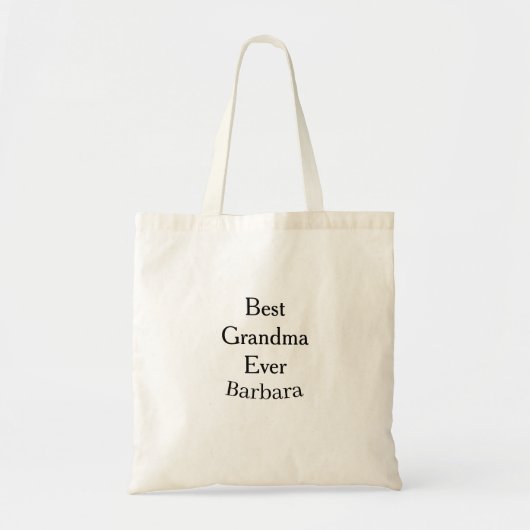 Beste oma ooit naam datum eenvoudig moederdag min tote bag (Voorkant)