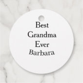 Beste oma ooit naam datum eenvoudig moederdag mini bedankjes labels (Achterkant)