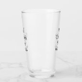 Beste oma ooit naam datum eenvoudig moederdag mini glas (Links)
