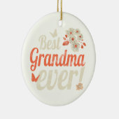 Beste oma ooit oma  oma keramisch ornament (Rechts)