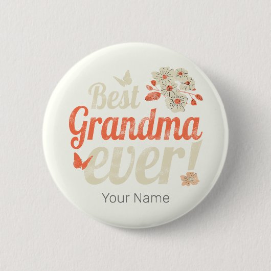 Beste oma ooit oma  oma ronde button 5,7 cm (Voorkant)