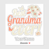 Beste oma ooit oma  oma sticker (Vel)