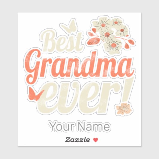 Beste oma ooit oma oma sticker (Vel)