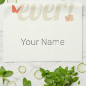 Beste oma ooit oma  oma theedoek (Gevouwen)