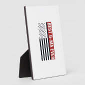 Beste Oma Ooit Patriottische Vlag Vector Design_1 Fotoplaat (Zijkant)