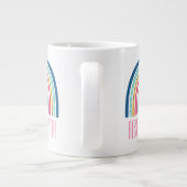 Beste oma ooit Regenboog Grote Koffiekop (Achterkant)