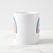 Beste Oma Ooit Regenboog Grote Koffiekop (Voorkant)