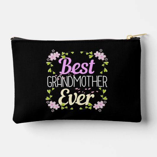 Beste oma ooit - Roze Floral Etui (Achterkant)