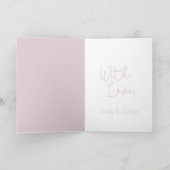 Beste oma ooit Roze Magnolia Bloemen Bloemig Kaart (Binnen)