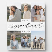 Beste oma ooit script Fotocollage Keepsake Fotoplaat (Voorkant)