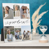 Beste oma ooit script Fotocollage Keepsake Fotoplaat (Zijkant)