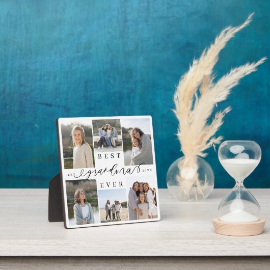 Beste oma ooit script Fotocollage Keepsake Fotoplaat (Insitu)