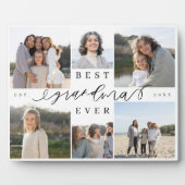 Beste oma ooit script Fotocollage Keepsake Fotoplaat (Voorkant)