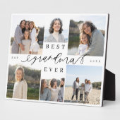 Beste oma ooit script Fotocollage Keepsake Fotoplaat (Zijkant)