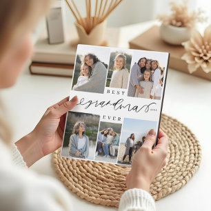 Beste oma ooit script Fotocollage Keepsake Fotoplaat