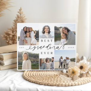 Beste oma ooit script Fotocollage Keepsake Fotoplaat