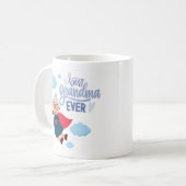 "Beste oma ooit" Superheld Oma Cadeau Koffiemok (Voorkant links)