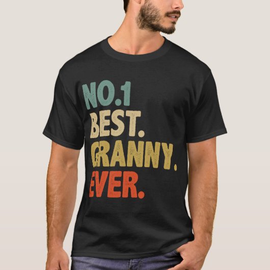 Beste oma ooit t-shirt (Voorkant)