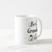 Beste oma ooit Typografie Schattige Cursief Script Koffiemok (Voorkant rechts)