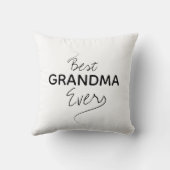 Beste oma, ooit. Uitdrukking Kussen (Achterkant)