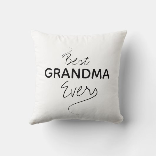 Beste oma, ooit. Uitdrukking Kussen (Achterkant)