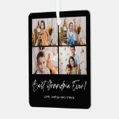 Beste oma ooit vier foto's metalen ornament (Voorkant links)