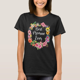 Beste Oma Ooit Vrouwen Bloemendecoratie Oma T-shirt