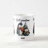 Beste oma ooit Winterpinguïns Koffiemok (Center)