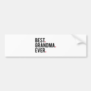beste oma ooit , woordkunst , tekstontwerp bumpersticker