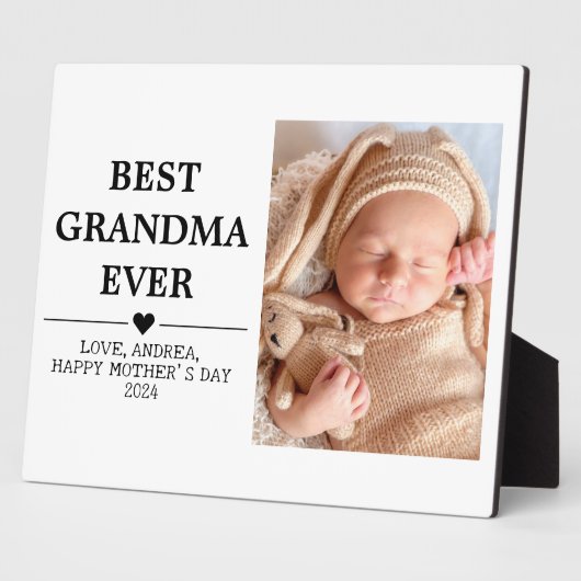 Beste oma, Opa, Grootouderdag Fotoplaat (Zijkant)