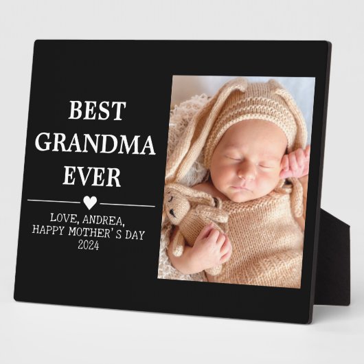 Beste oma, Opa, Grootouderdag Fotoplaat (Zijkant)