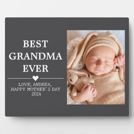 Beste oma, Opa, Grootouderdag Fotoplaat (Voorkant)