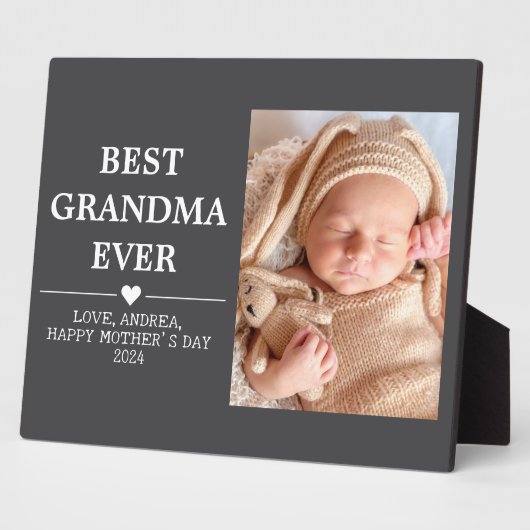 Beste oma, Opa, Grootouderdag Fotoplaat (Zijkant)