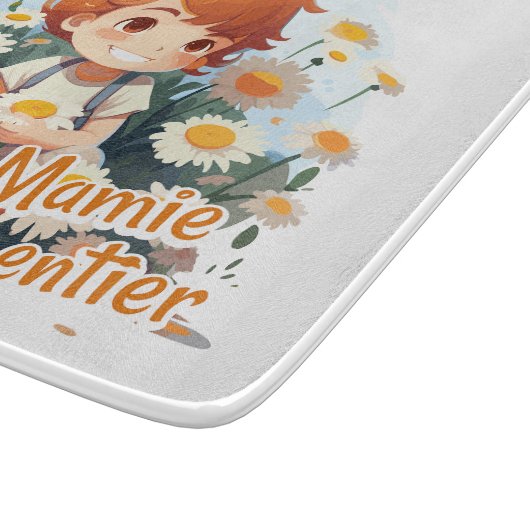 Beste oma over de hele wereld snijplank (Hoek)