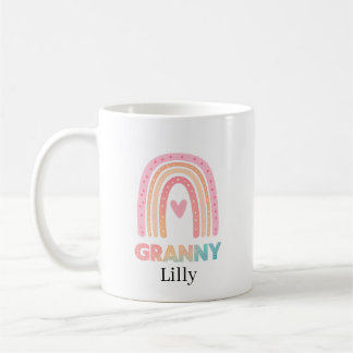 Beste oma regenboog mok gepersonaliseerd, cadeau v