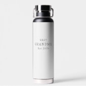 Beste oma sinds aangepaste datum minimalistisch el waterfles (Achterkant)