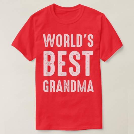 Beste oma T-Shirt ter wereld (Design voorkant)