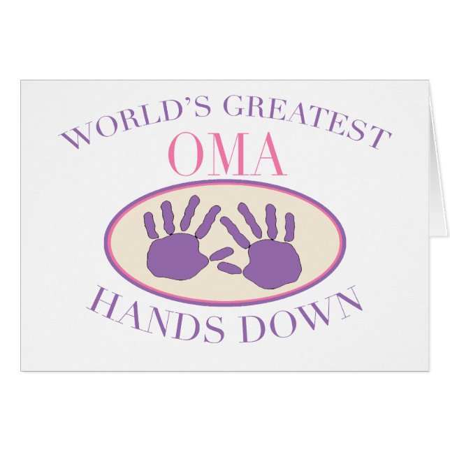 Beste Oma T-shirt zonder meer (Voorkant Horizontaal)