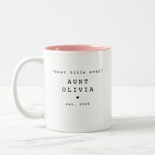 Beste Oma Tante Personaliseerbare Mok (Links)
