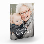 Beste oma ter wereld, beste oma van het jaar fotoblokken (Links)