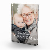 Beste oma ter wereld, beste oma van het jaar fotoblokken (Rechts)