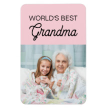 Beste oma ter wereld Roze kleinkind foto