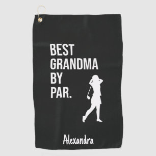 Beste oma van de par-golfer cadeaus voor oma golfhanddoek