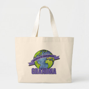 Beste oma van de wereld grote tote bag